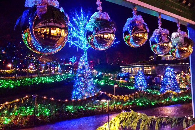 1 hour City Tour & Butchart Gardens: Christmas - Entry included! - The ride to Butchart Gardens