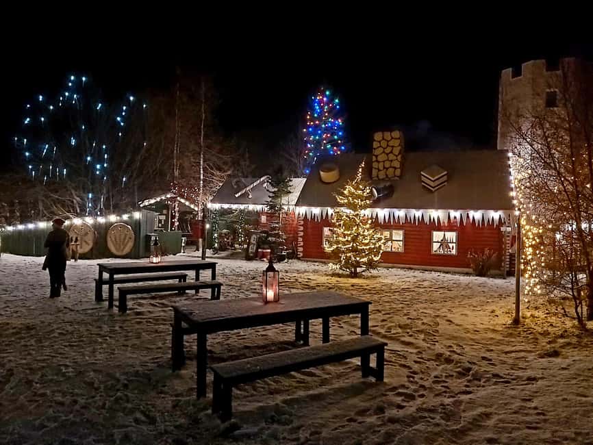 Akureyri: Goðafoss, Christmas House, and Forest Lagoon Tour - The Christmas House and Garden, charming but not essential