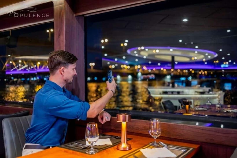 Bangkok: Celebrate New Year Opulence Dinner Cruise - Dinner: seafood, international dishes, and an open bar
