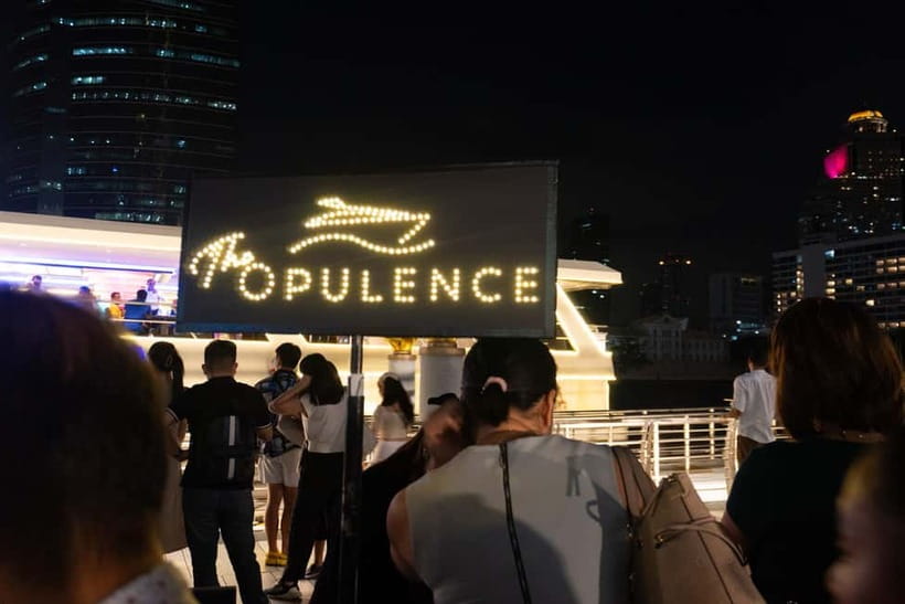 Bangkok: Celebrate New Year Opulence Dinner Cruise - Check-in at Terminal 21 Rama 3 Pier