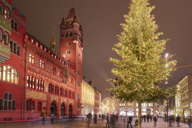 Basel’s Christmas Spirit: Private Walking Tour with Glühwein Mug - Basel Minster and the Gothic backdrop