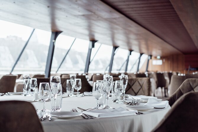 Bateaux Mouches Christmas Special Lunch Cruise in Paris - Assigned seating and the view from your table