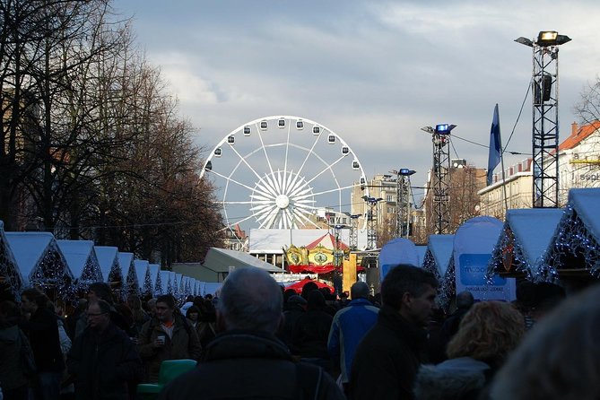 Brussels Private & Personalized Christmas Tour with a Local Guide - The illuminated shopping avenue