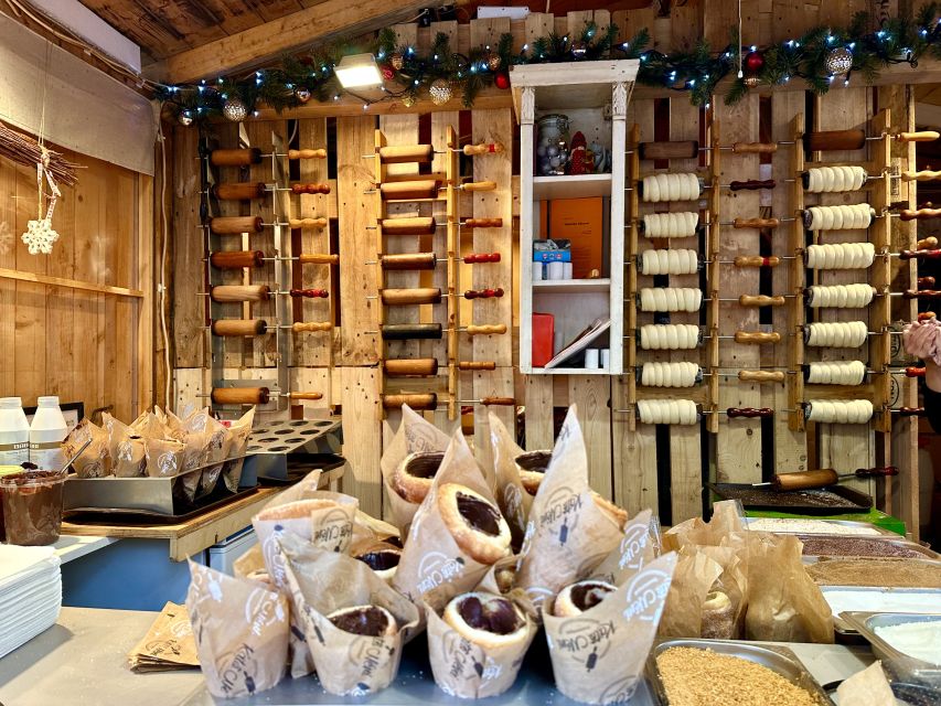Budapest: Christmas Market Guided Walking Tour with Tastings - Walking Through Budapest’s Christmas Markets