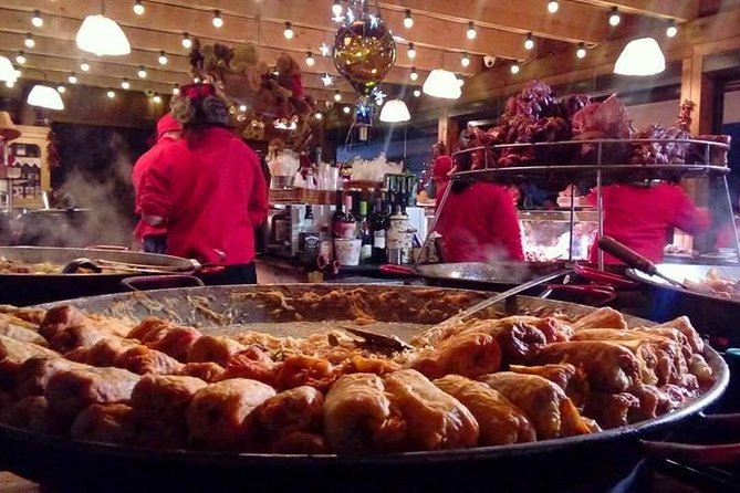 Budapest Christmas Market Tour with Basilica visit & Chimney cake - What to eat: chimney cake, lángos, and warm drinks