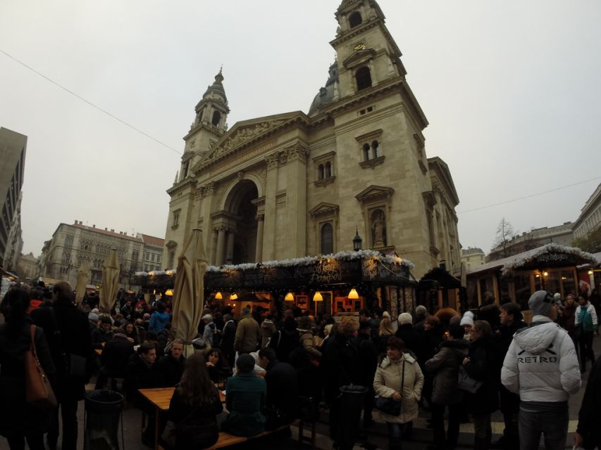 Budapest Christmas Walking Tour w Entry to Basilica - The Danube Corso and views toward Buda