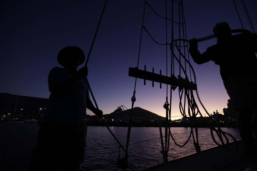 Cape Town: New Year's Eve Fireworks Cruise - Leaving the V&A Waterfront After Dark
