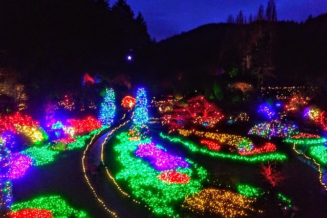 Christmas in Victoria and the Butchart Gardens - Choosing the 4 p.m., 5 p.m., or 6 p.m. departure