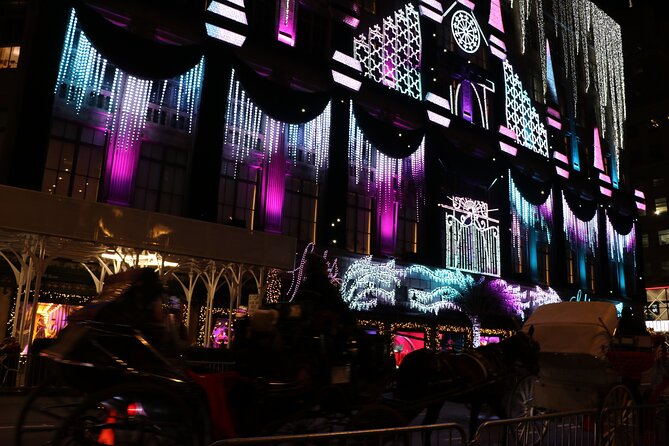 Christmas Light Private Carriage Ride New York City - St. Patrick’s Cathedral and the Fifth Avenue churches