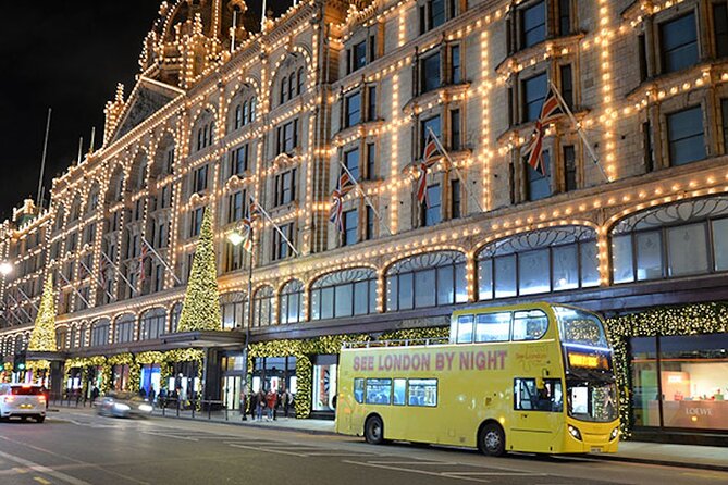 Christmas Lights Open-Top Bus Tour - Piccadilly, Eros, and neon after dark