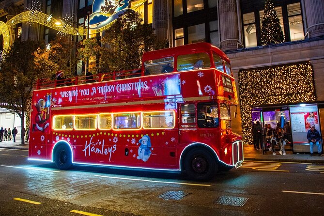 Christmas Lights Tour by Vintage Bus in London - The open-top vintage bus experience