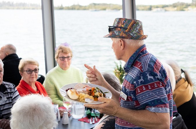 Christmas Lunch Cruise on Newcastle Harbour - Nobbys Head, Stockton Breakwall, and Pirate Point