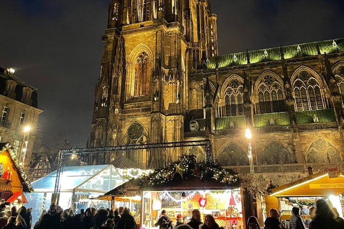 Discover Strasbourg Christmas markets - Free drink - Place Broglie supplies the warm pause
