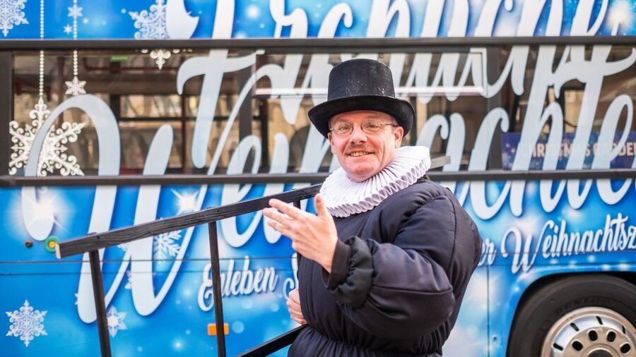 Dresden: Christmas Sightseeing Tour with a 'Pflaumentoffel' - Key points at a glance