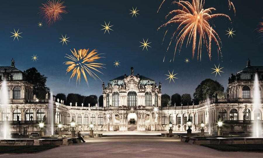 Dresden: New Year's Eve Concert at the Zwinger - From the Zwinger to Theaterplatz fireworks