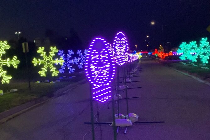 Drive through Christmas Lights Show - Why the $39 price can work well for families