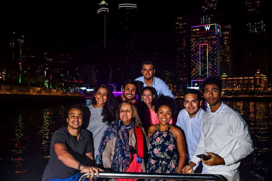 Dubai - New Year's Eve Fireworks show on a Speedboat - Seeing Atlantis from offshore