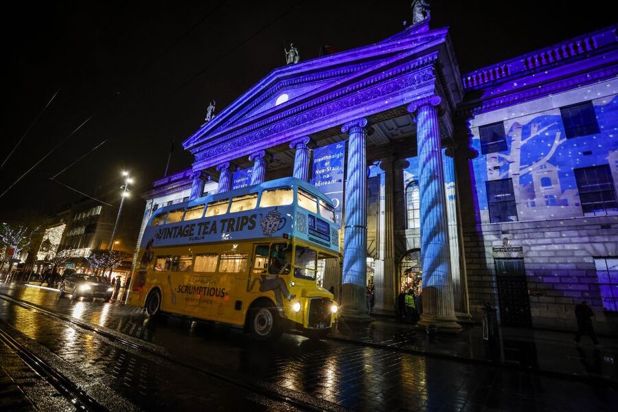 Dublin: Christmas Lights Festive Bus Tour with Afternoon Tea - What is served during the festive afternoon tea