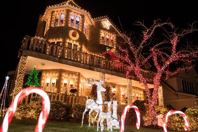 Dyker Heights Christmas Lights and NYC Skyline View Bus Tour - One hour among the Dyker Heights displays