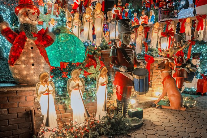 Dyker Heights Christmas Lights Express Bus from Times Square - Walking among the Dyker Heights displays