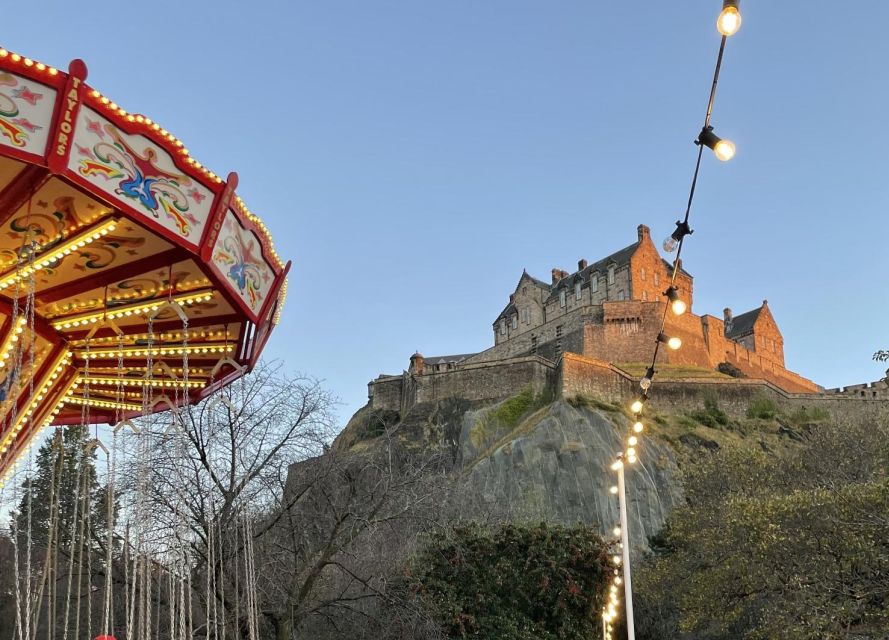 Edinburgh: Christmas Walking Tour with Gingerbread Treat - George Street’s Christmas Ice Rink