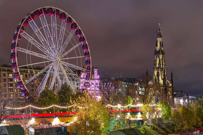 Edinburgh's Christmas Lights and festive Black Taxi Tour - Key points to know before booking