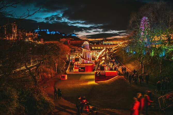 Edinburgh's Christmas Lights and festive Black Taxi Tour - How the timing works