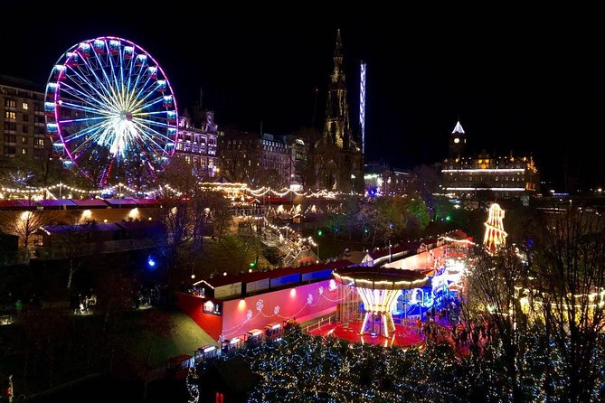 Edinburgh's Christmas Lights and festive Black Taxi Tour - Price, group size, and overall value