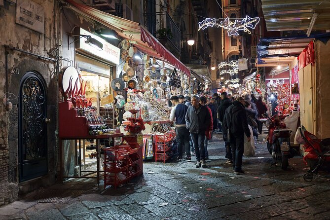 Explore the Naples Christmas Market Behind the Scenes - Piazza Bellini and the Greek walls