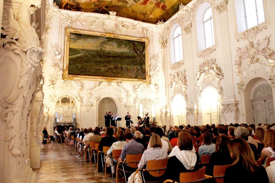 Festive Concert at Schleißheim with Residence-Soloists - Inside the Baroque Hall