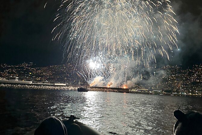 Fireworks by Boat - New Years Eve/June Atlantic Festival - What happens between 10:45 pm and midnight