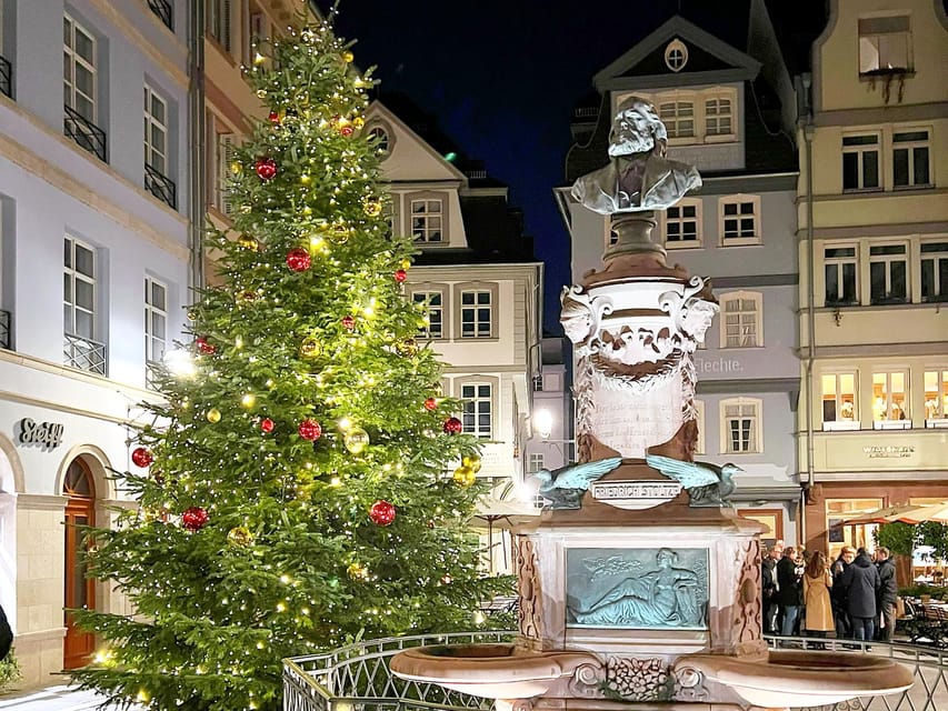 Frankfurt: Christmas Market & Old Town Tour 60 min-daily 16:00-in German - Key points at a glance