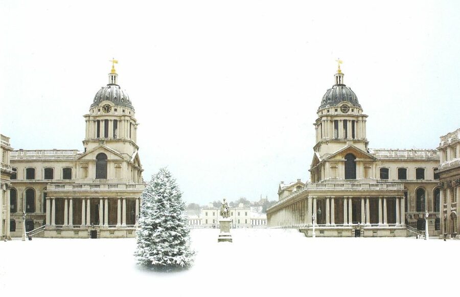 From London: Christmas in Canterbury, Dover & Greenwich - The Kent countryside from a coach seat