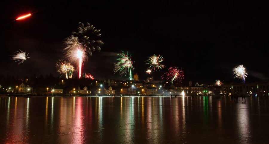 From Reykjavik: New Years Fireworks by Boat - What the Arctic Rose is really like