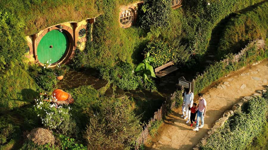 From Rotorua: Hobbiton Movie Set Tour with Festive Lunch - From Rotorua to the rolling hills of the Shire