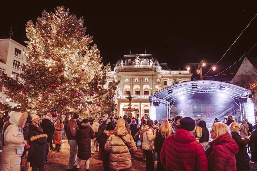 From Vienna: Bratislava Christmas Markets Guided Tour - Hviezdoslav Square and Michael’s Gate at your own pace