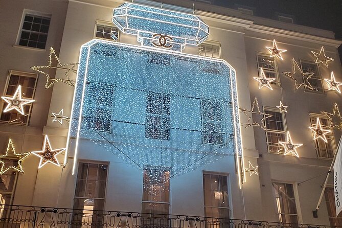 Iconic Streets of London Christmas Lights Tour - Bond Street turns Christmas lights into window shopping