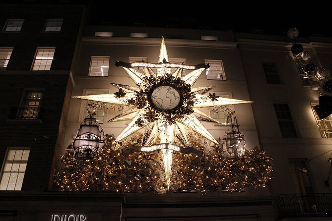Iconic Streets of London Christmas Lights Tour - Heddon Street offers a short Bowie connection