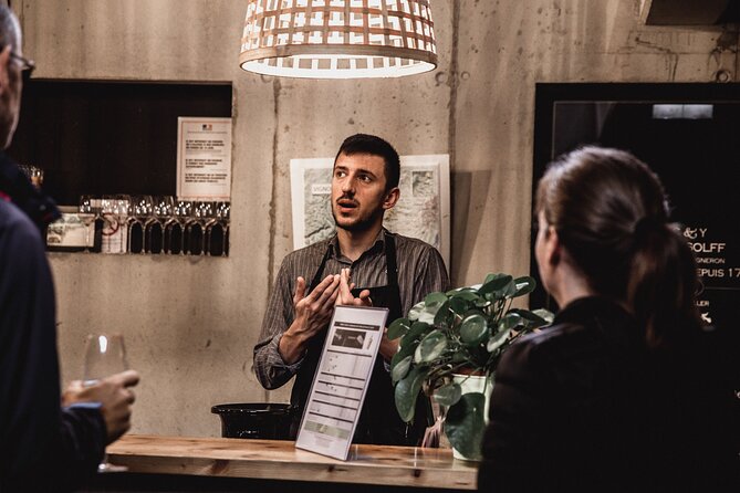 Immersive Christmas cellar visit and Alsace wine tasting - The wine tasting, with most wines certified organic