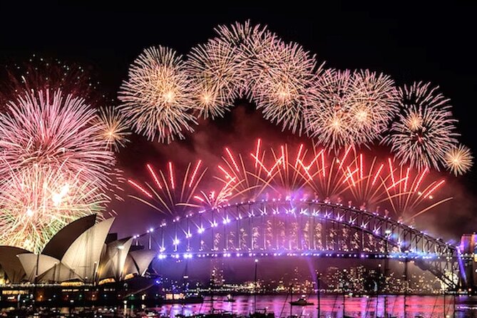 Intimate Sydney Harbour All-Inclusive New Year's Eve Cruise - Cruising past the Opera House and Luna Park