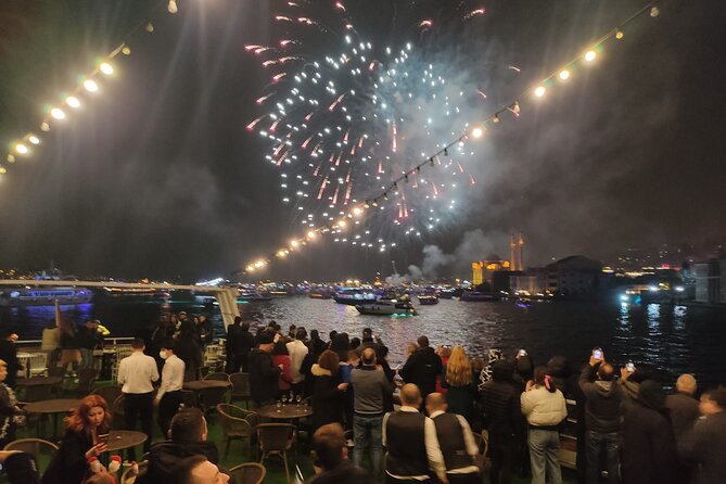 Istanbul Bosphorus New Year's Eve Dinner Cruise Party in Istanbul - Under the bridges and toward the northern Bosphorus
