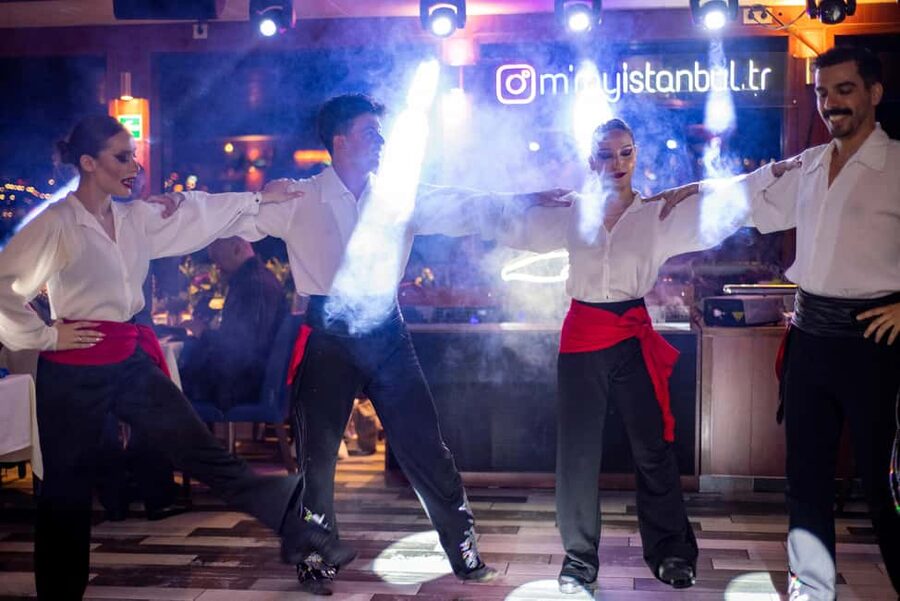 Istanbul: New Year's Eve Bosphorus Cruise Dinner & Party2027 - Folk dancing, belly dancing, and the DJ