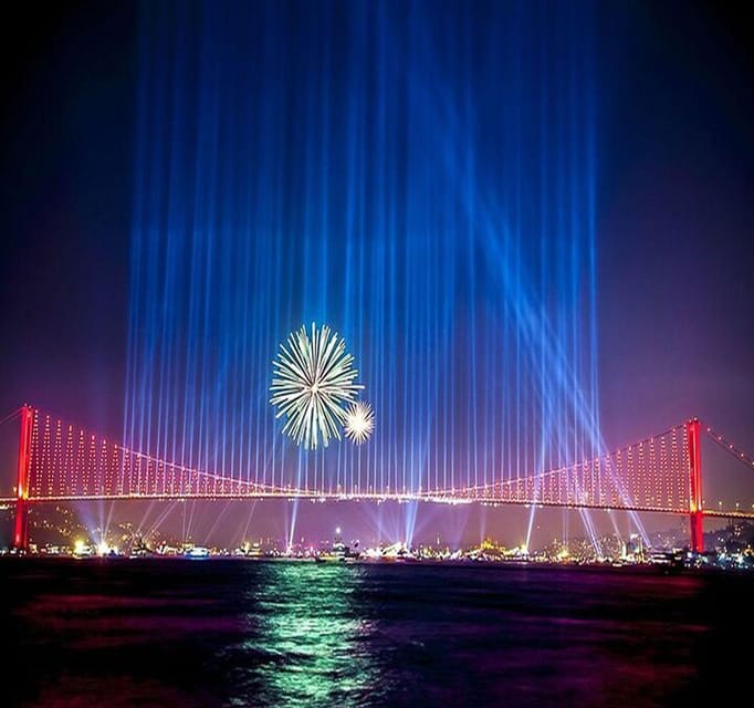 Istanbul: New Year's Eve Bosphorus Dinner Cruise Party 2027 - Boarding a decorated boat for the five-hour party