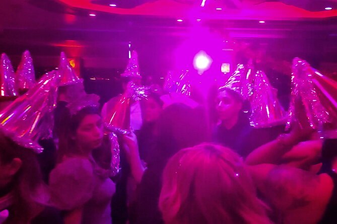 Istanbul New Year's Eve Dinner Cruise With Fireworks Shows 2026 - Fireworks at midnight on the Bosphorus