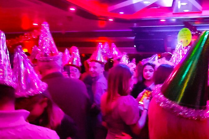 Istanbul New Year's Eve Dinner Cruise With Fireworks Shows 2026 - Starting at the Beyoğlu waterfront at 9 pm