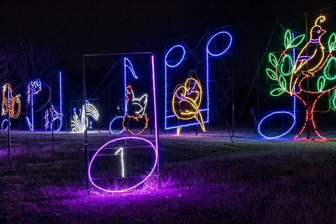 LIghts of Joy Christmas Light Drive-Thru - Nativity scenes, Santa, and Christmas in outer space