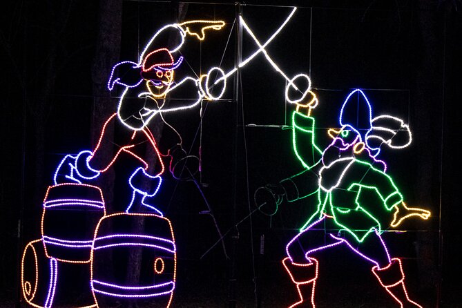 LIghts of Joy Christmas Light Drive-Thru - The music question: useful, but not a synchronized show