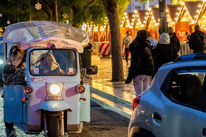 Lisbon Christmas Lights Tuk-Tuk Tour with Local Guide - Downtown lights, arches, and decorated avenues