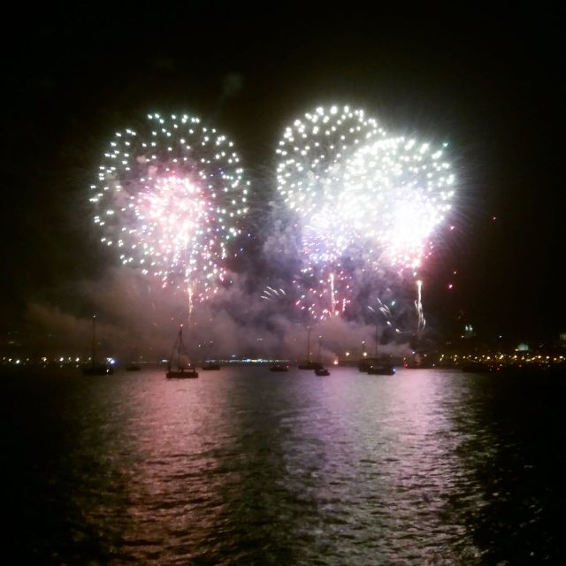 Lisbon: New Year's Eve Tagus River Cruise with Open Bar - Staying warm on a cold river night