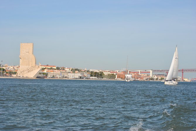 Lisbon New Years Eve Sailing Tour - Looking across to Christ the King